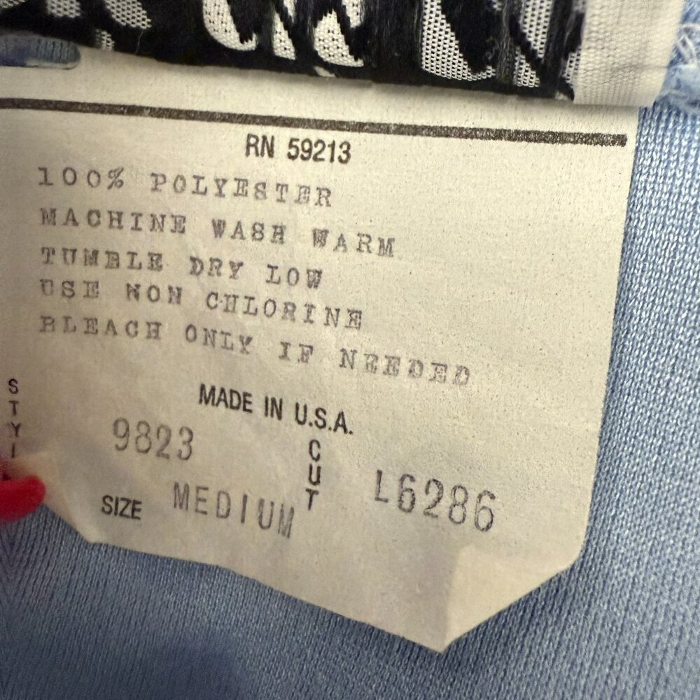CJS Powder Blue Womens Robe Size Medium - Picture 8 of 8